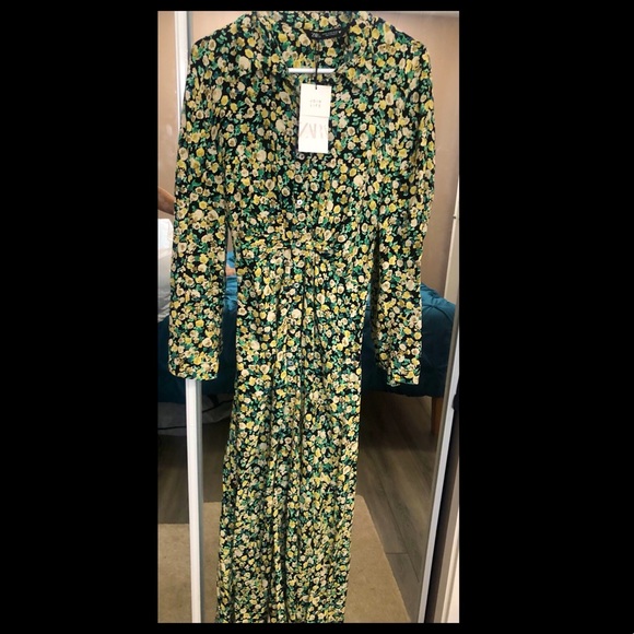 NEW ZARA print maxi dress - Picture 4 of 4